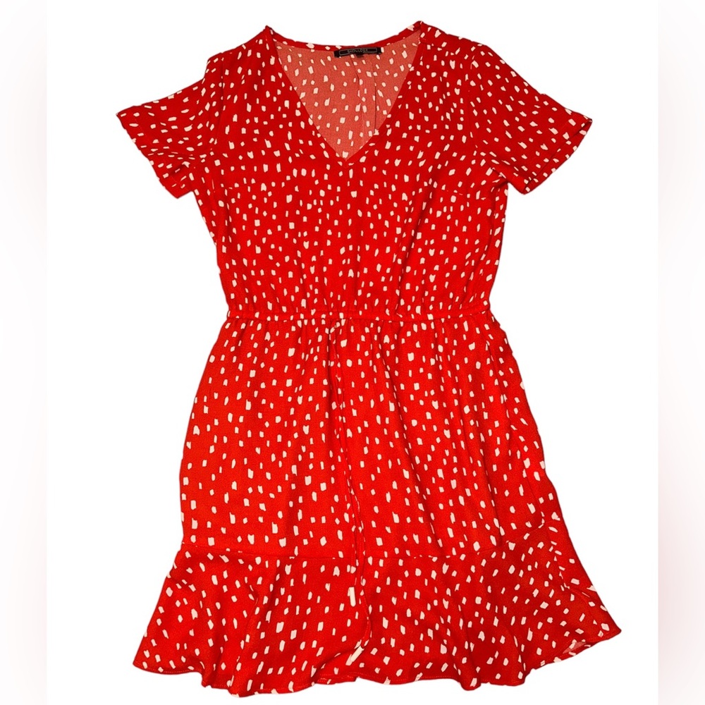 Bright colored summer dress Brand- Shoulder